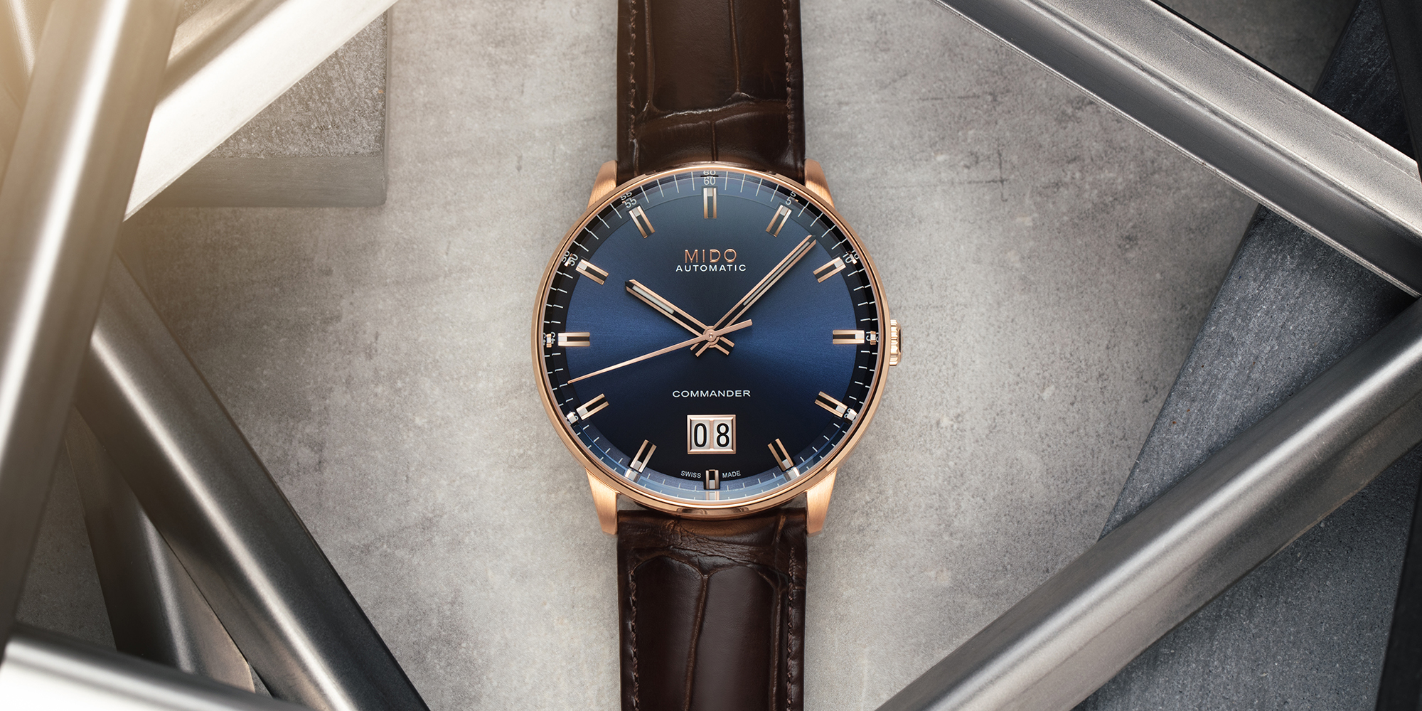 指挥官系列“纪念日”大日历全自动机械腕表