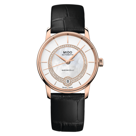 贝伦赛丽系列华彩款珍珠贝母真钻女士腕表