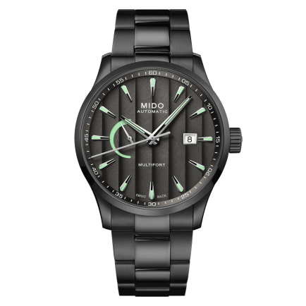 瑞士美度表舵手系列长动能动储显示全自动机械腕表