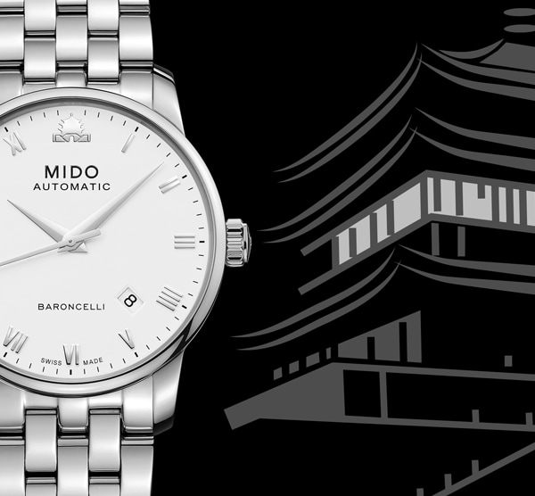 瑞士美度表贝伦赛丽系列 “灵感源于建筑”特别款全自动机械腕表